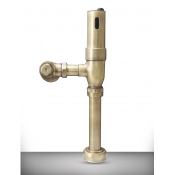 ATV-2 Hands Free Toilet Flush Valve Antique Brass Finish 