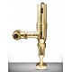 AUV-2 Automatic Electronic Hands Free URINAL Flush Valve, Polished Brass Finish