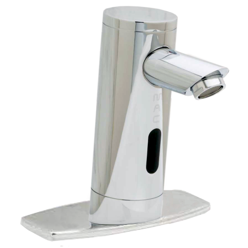 FA444-63DS MAC's NEWEST Touch-Free Faucet with 4” Deck Plate 