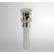 Push-Push Drain with Overflow A-13600