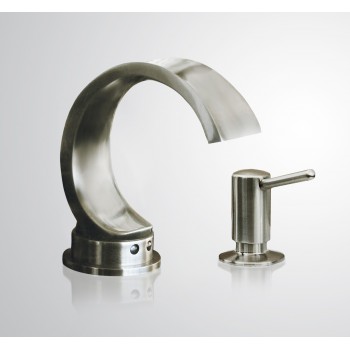 FA400-106S Electronic Hands Free Faucet with Manual Soap Dispenser 