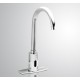 FA444-31ds touchless goosneck faucet with 4" on center deck plate.