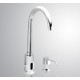FA444-31s Gooseneck sensor faucet with pump type soap dispenser 