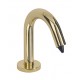 Electronic, sensor, deck mounted bulk soap dispenser in PVD Polished Brass PYOS-L100