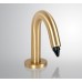 Electronic, sensor, deck mounted bulk soap dispenser in PVD Polished Brass PYOS-L100